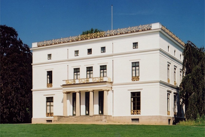 Maison Jenisch sur les rives de l'Elbe