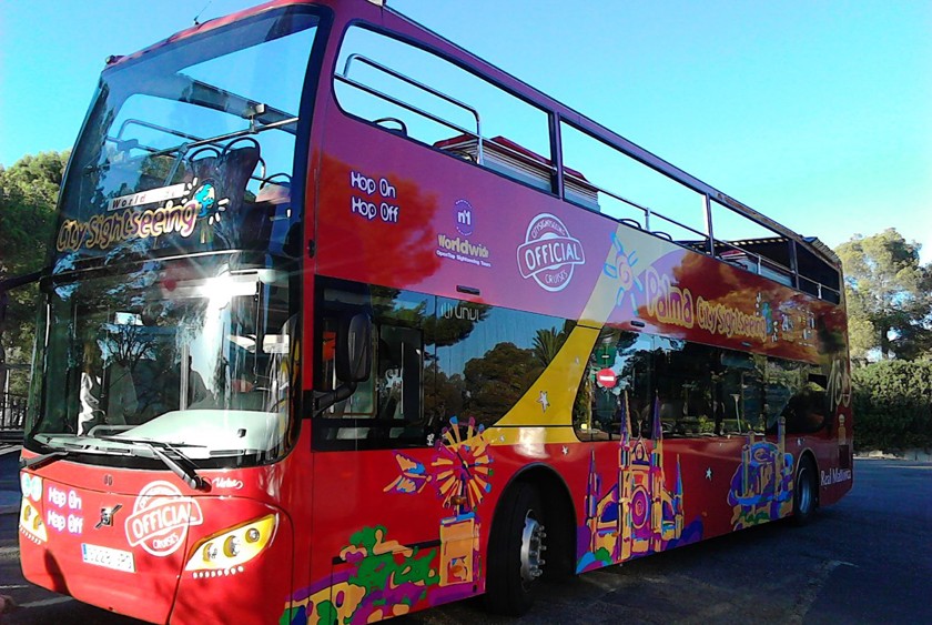 Visite touristique en bus à arrêts multiples à travers Palma