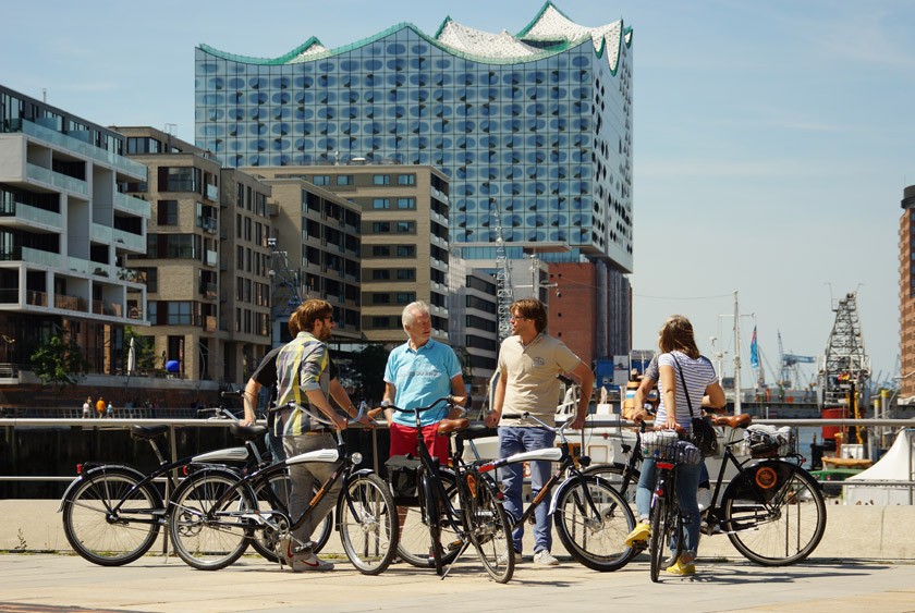 Visite guidée à vélo avec Hamburg City Cycles