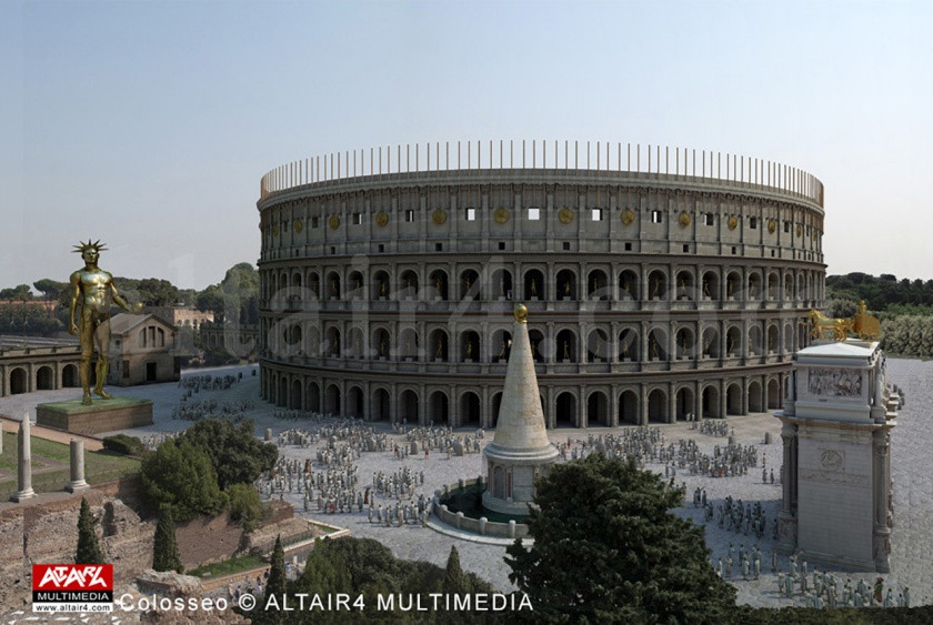 Vidéo multimédia sur la Rome antique
